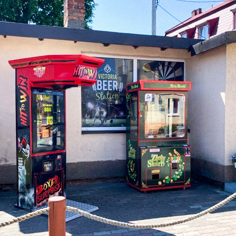 Automaty rozrywkowe - realizacja Vercum